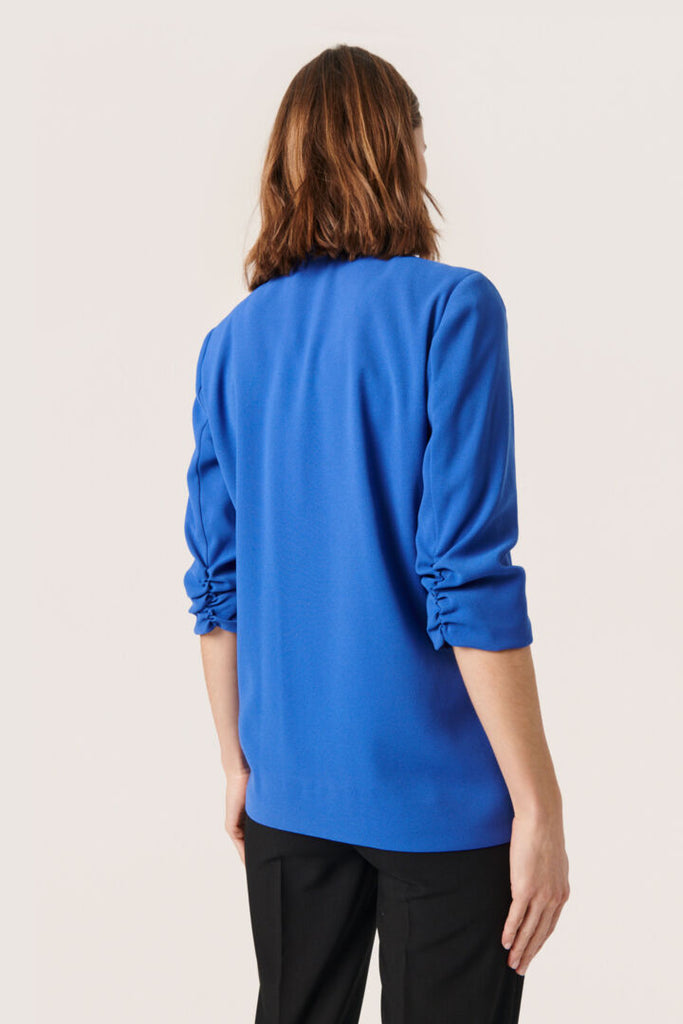 Soaked in Luxury Shirley Beaucoup Blue Blazer