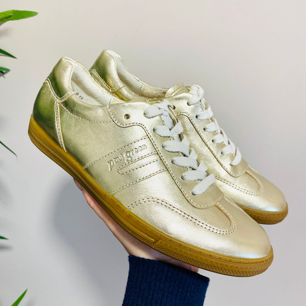 Paul Green F4 Gold Trainers