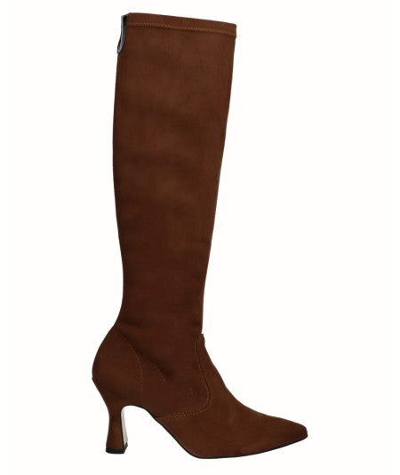D'Chicas E11 Suede Toffee High Boots