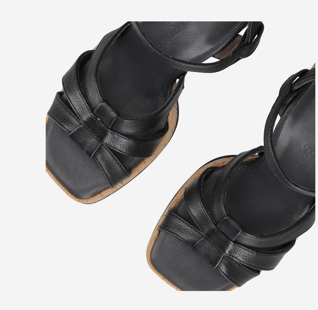 Paul Green F20 Black Sandals