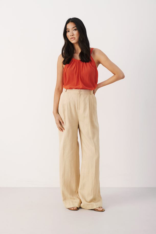 Part Two Sibille Warm Sand Trousers