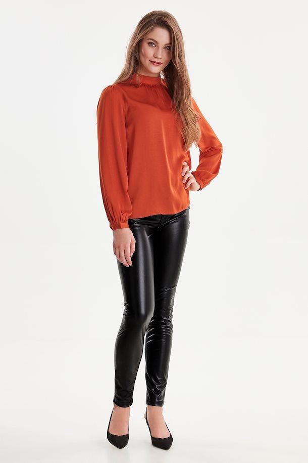 IH Tril Faux Leather Trousers
