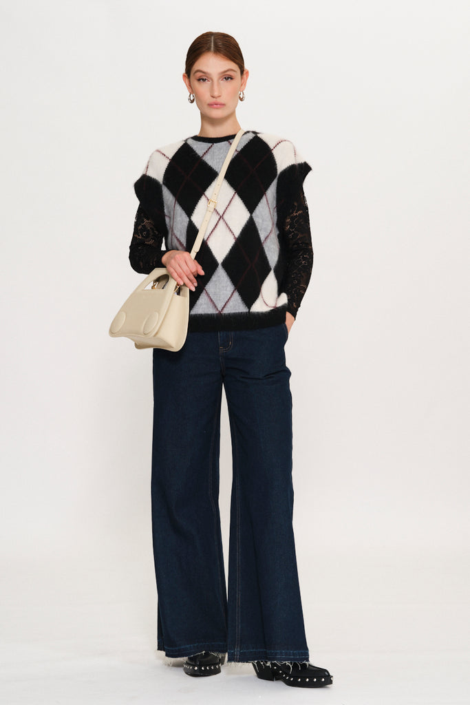 Kaos Diamond Knitted Vest