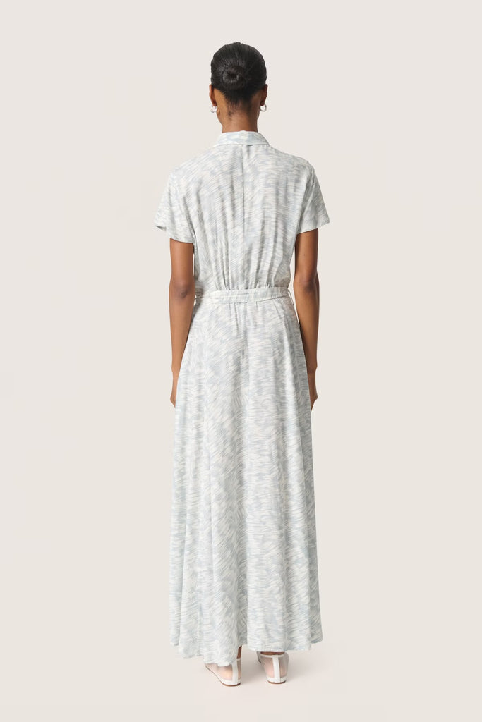 Soaked in Luxury Arjana Maxi Dress Blue Stroke