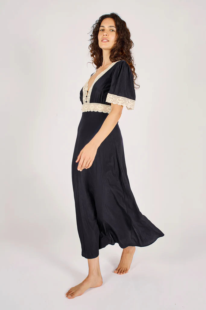 Traffic People Felicity Navy Dress