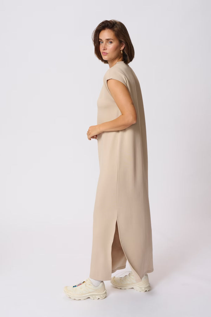 Kaffe Annika Maxi Dress Feather Gray