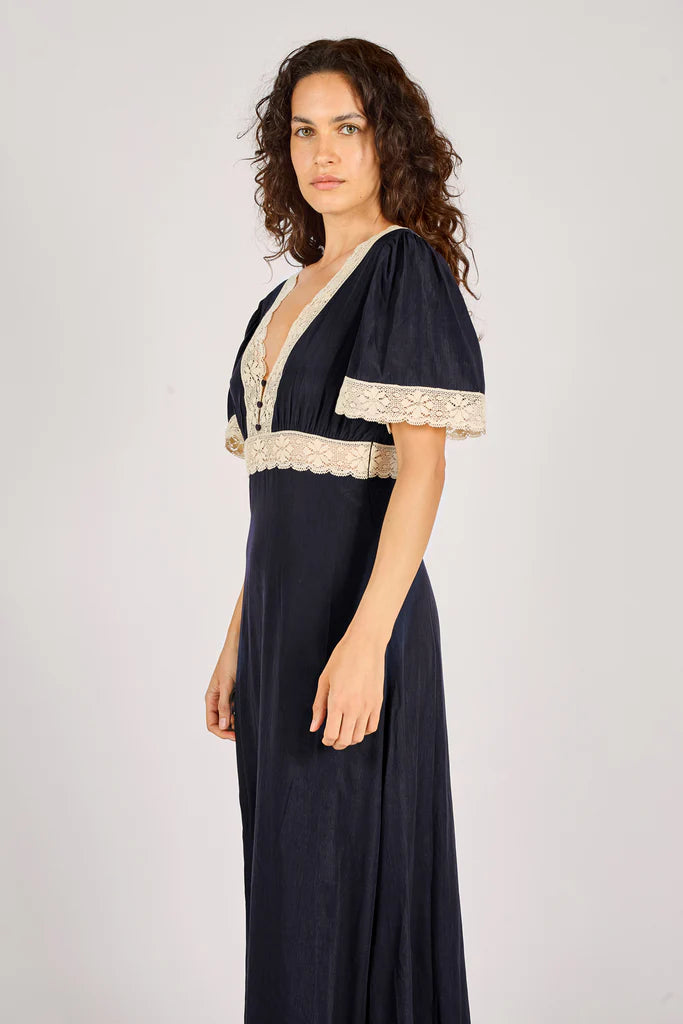 Traffic People Felicity Navy Dress