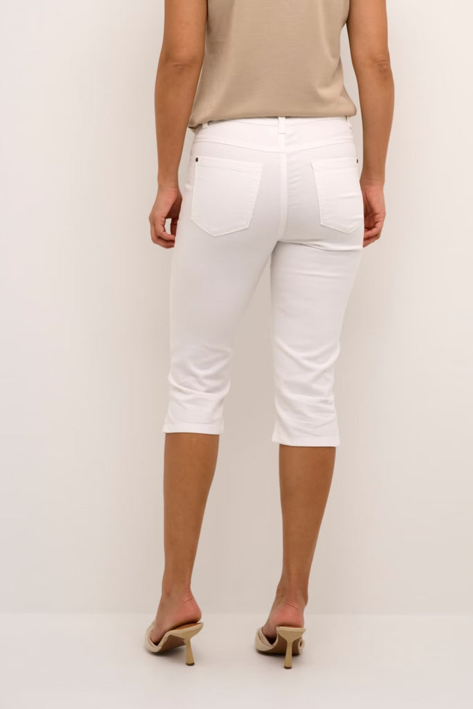 Kaffe Zelina Capri Jeans Chalk