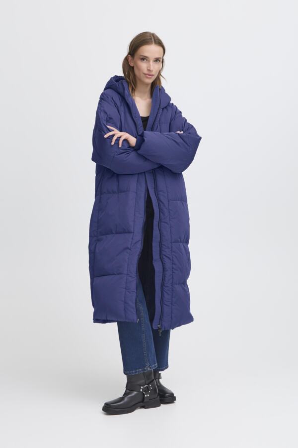 Ichi Bunala Down Coat Patriot Blue