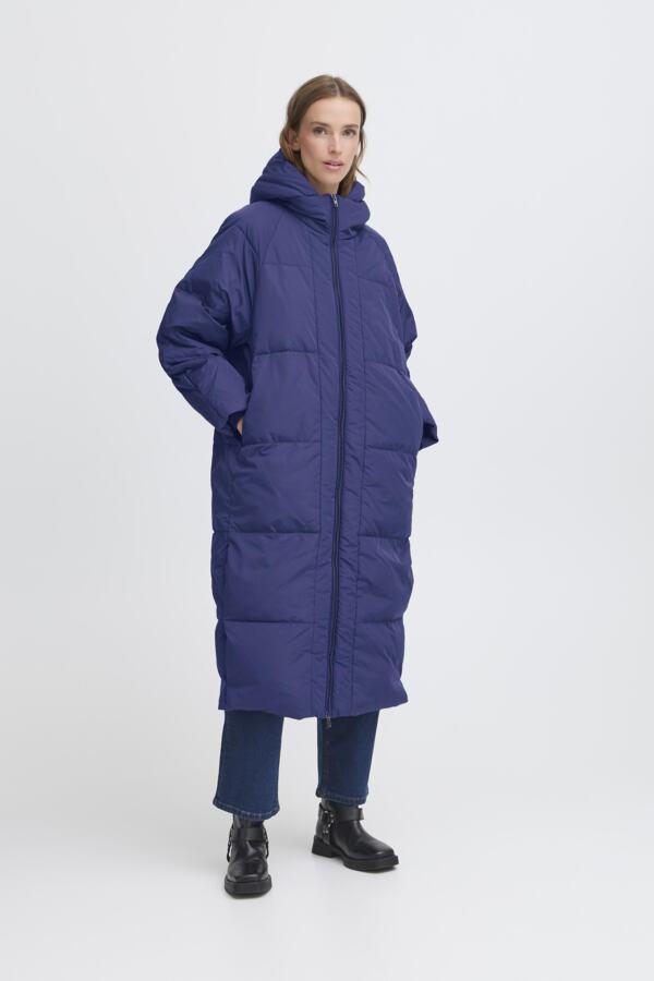 Ichi Bunala Down Coat Patriot Blue