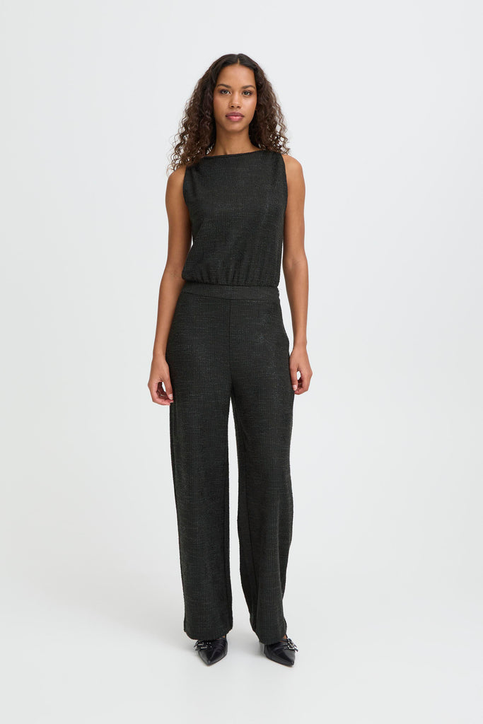 ICHI Kate Gleam Jumpsuit