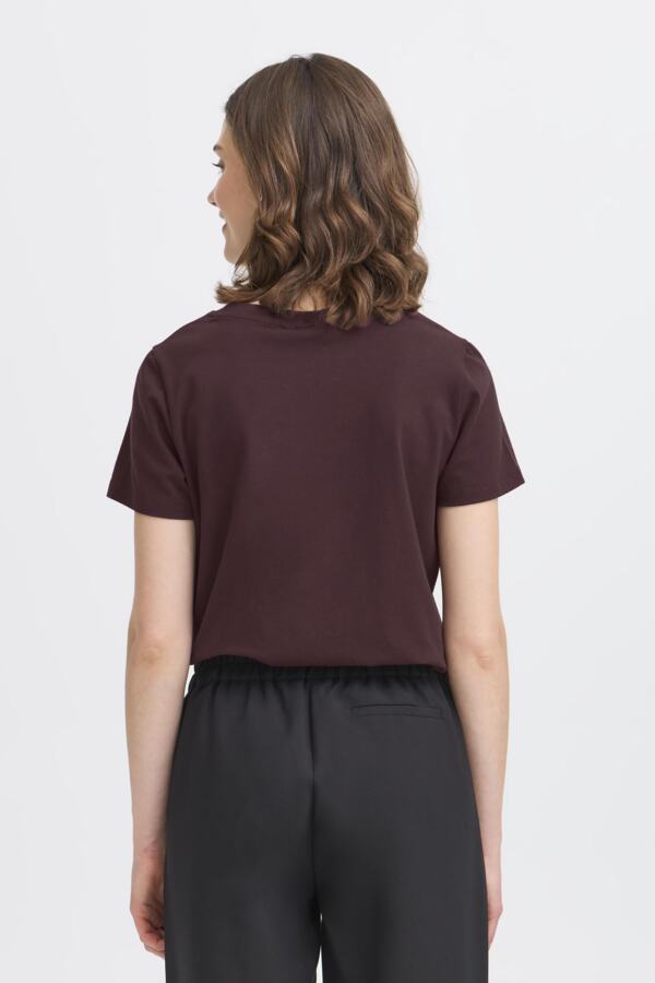 Fransa Zas Shoulder Tee Fudge
