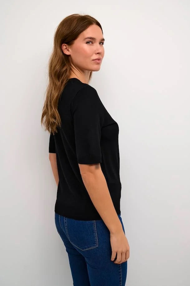 Kaffe Liza O-Neck Pullover Black