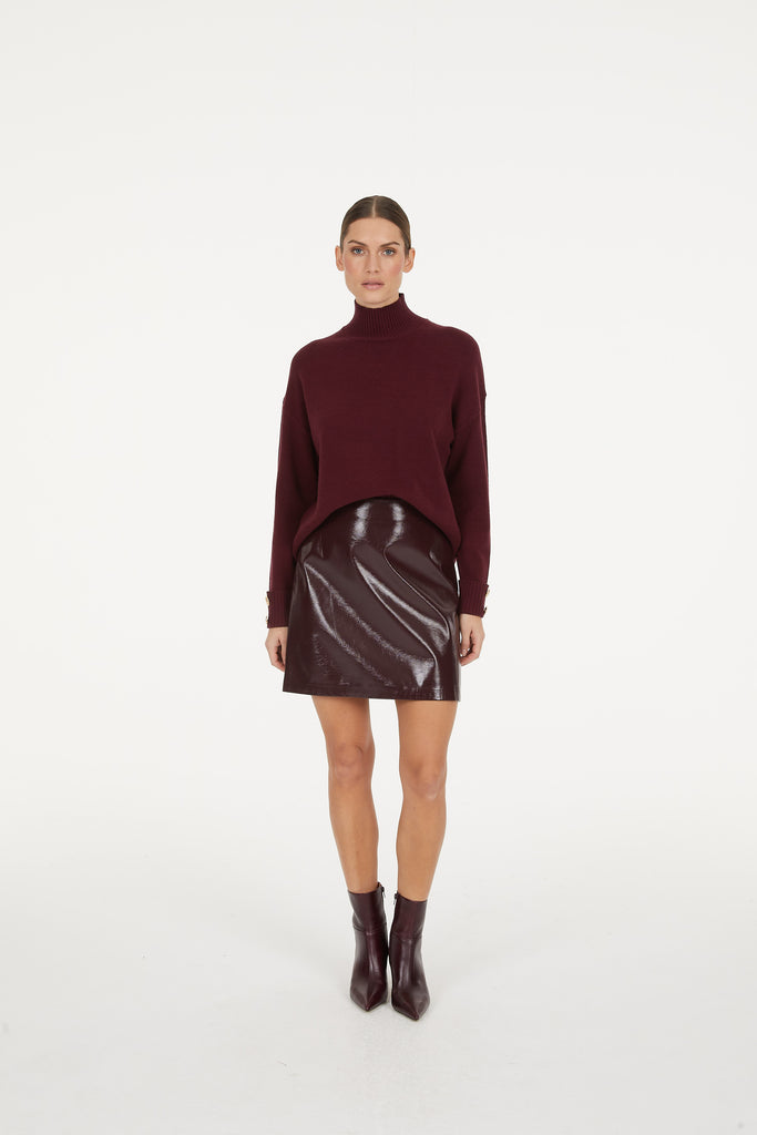 Marc Aurel Burgundy Jumper