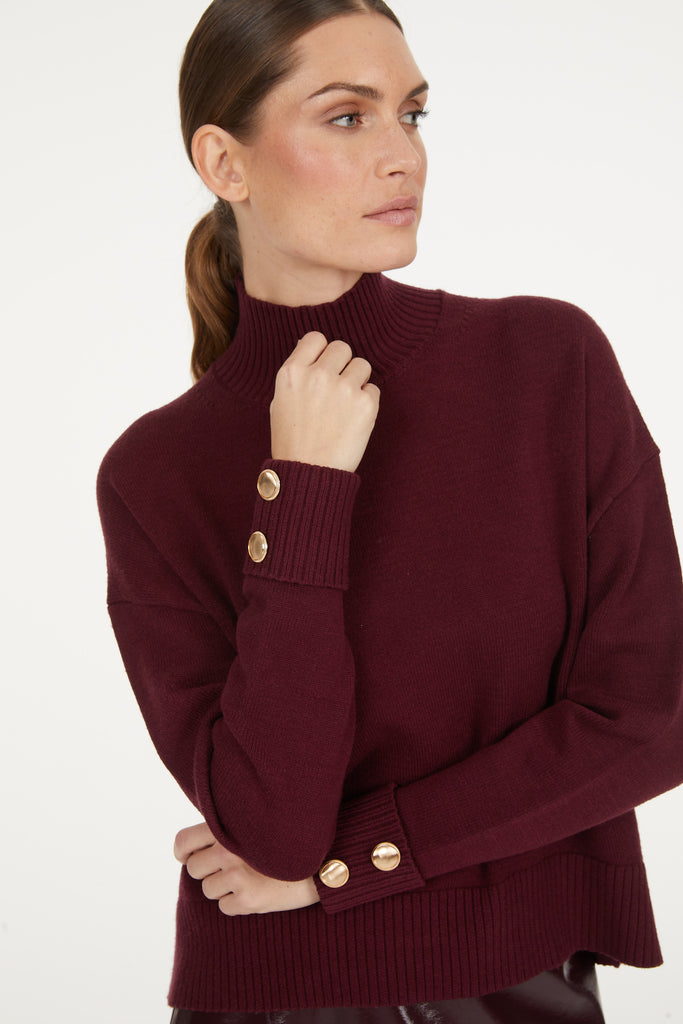 Marc Aurel Burgundy Jumper