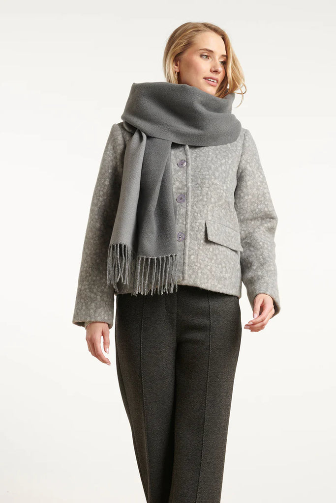 Smashed Lemon Scarf Grey