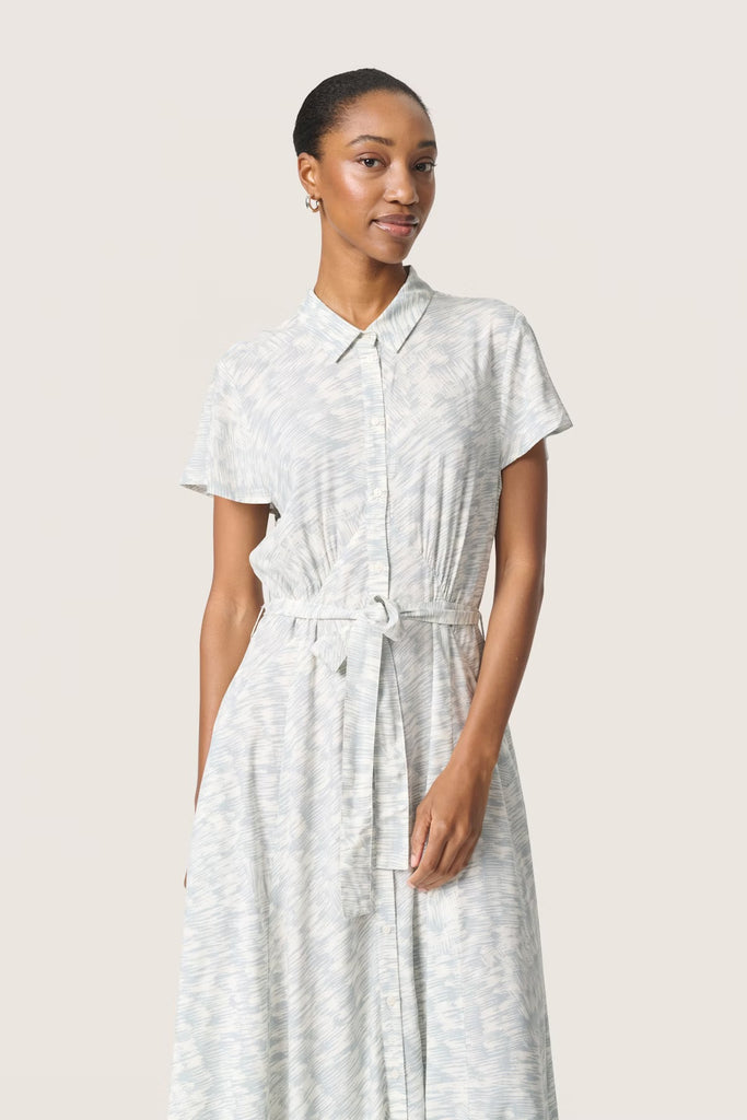 Soaked in Luxury Arjana Maxi Dress Blue Stroke