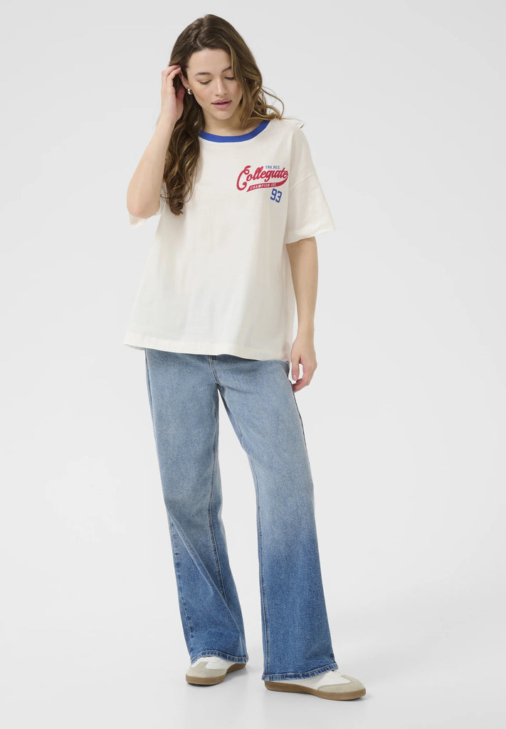 Kaffe Colli T-Shirt Chalk