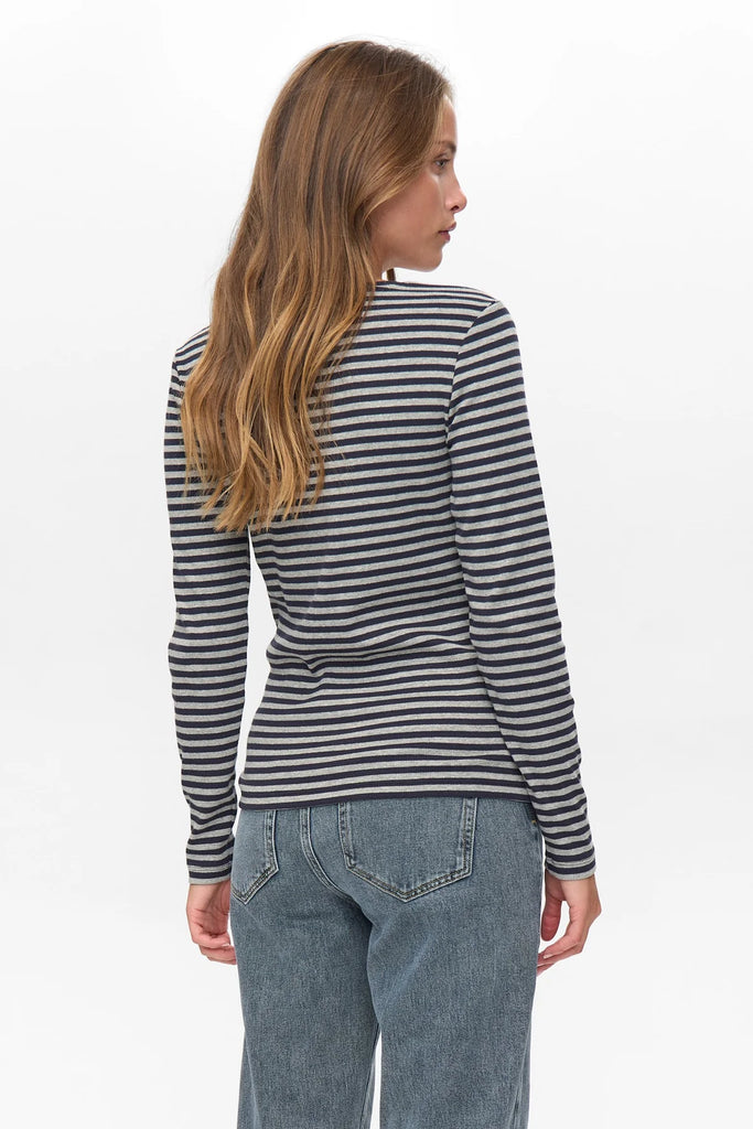 NÜMPH Melany LS Blouse Dark Sapphire
