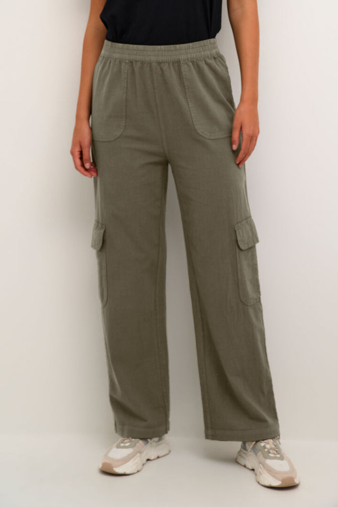 Kaffe Naya Cargo Pants Grape Leaf