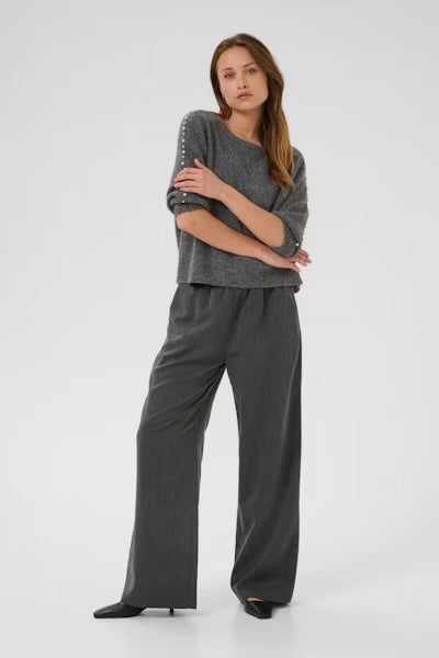KA Betty Pullover Grey Melange
