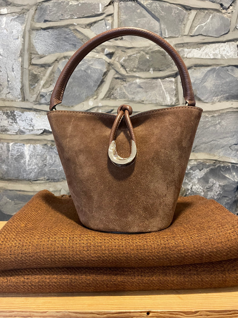 Melissa Brown Suede Bag