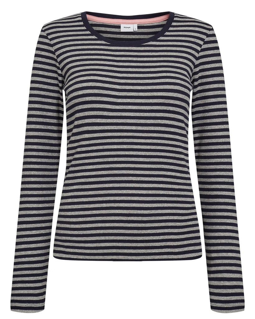 NÜMPH Melany LS Blouse Dark Sapphire