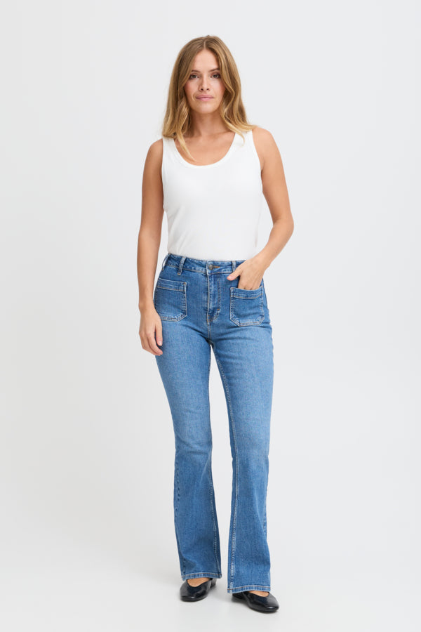 Pulz Bella UHW Bootcut Leg