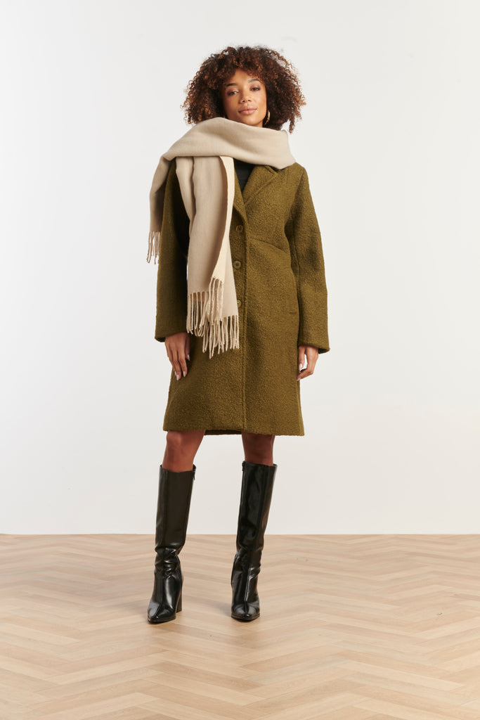 Smashed Lemon Scarf - Sand