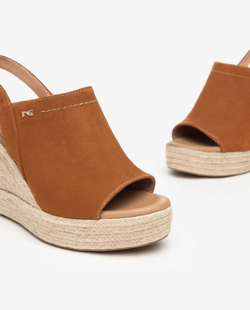 NeroGiardini F11 Suede Brown Sandal