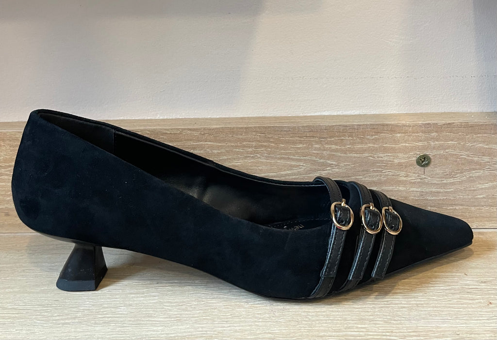 Lodi I11 Black Suede Shoes