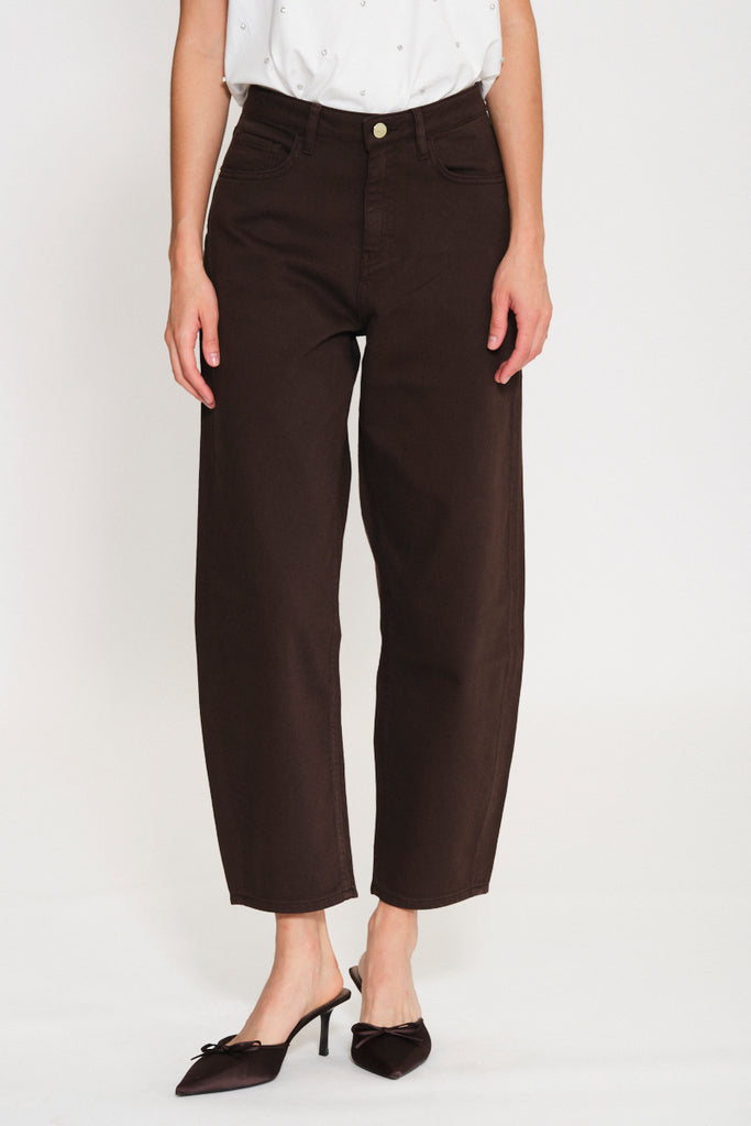 Kaos Brown Barrel Jeans