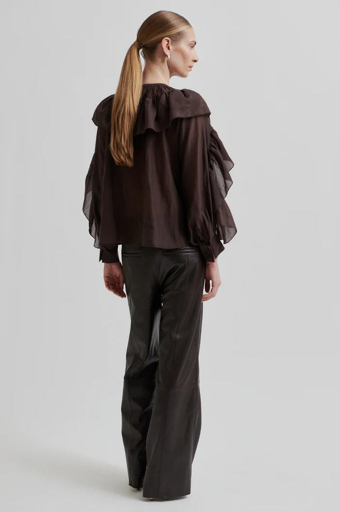 Second Female Fria Blouse Chocolate Plum