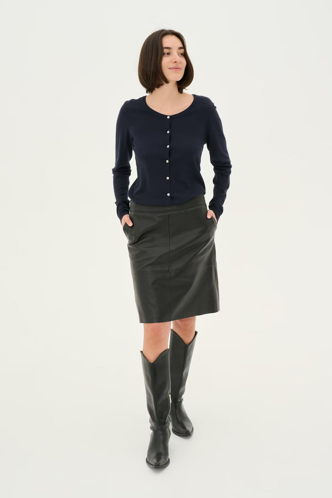 Culture Berta Leather Skirt