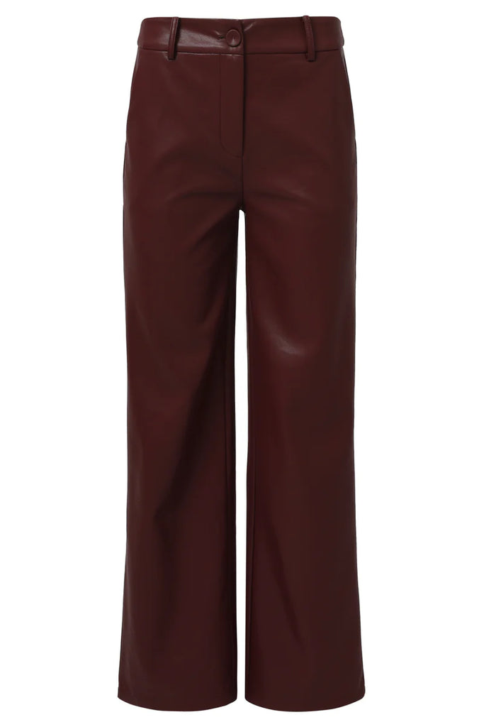 Smashed Lemon Bordeaux Trousers