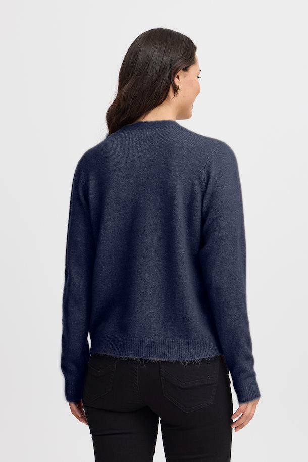 Fransa Ellis Indigo Cardigan