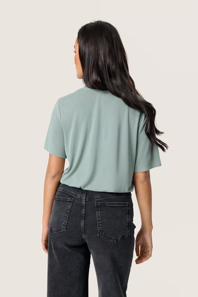 Soaked in Luxury Columbine Khaki Tee