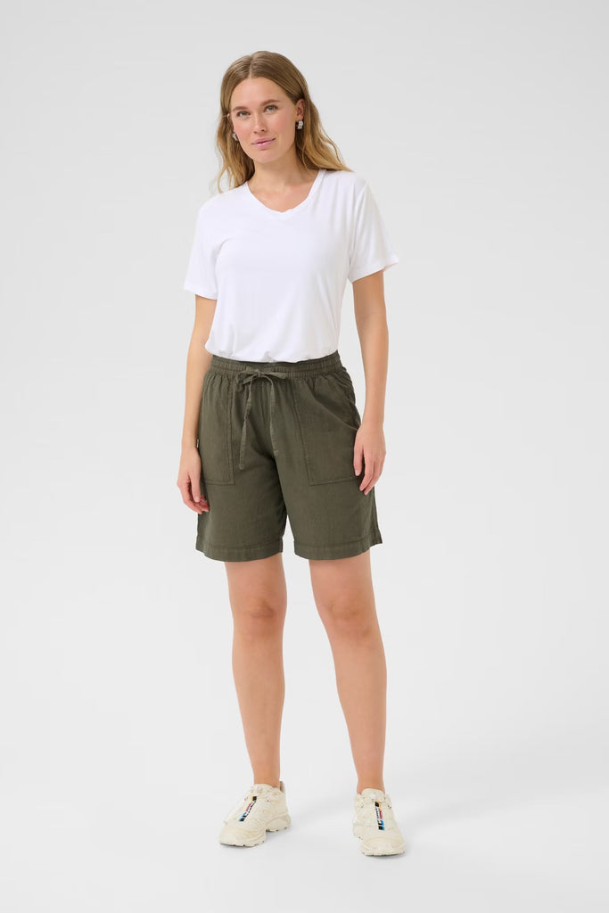 Kaffe Naya Liah Shorts Grape Leaf