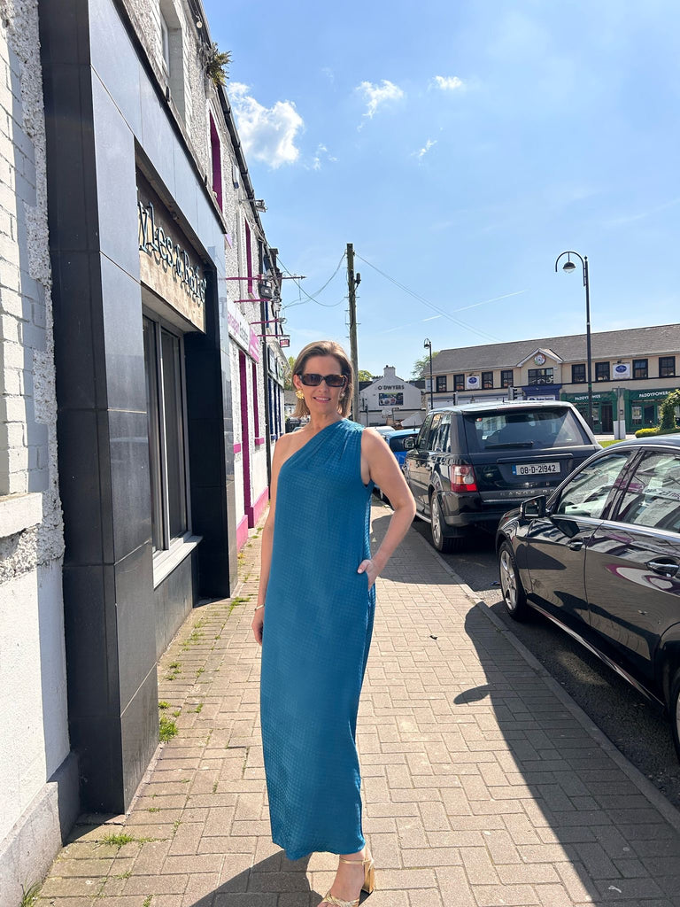 Traffic People Teal Dress