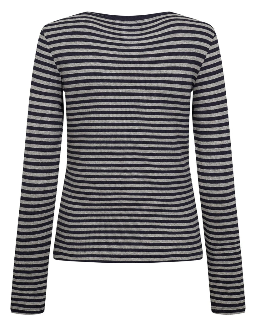 NÜMPH Melany LS Blouse Dark Sapphire