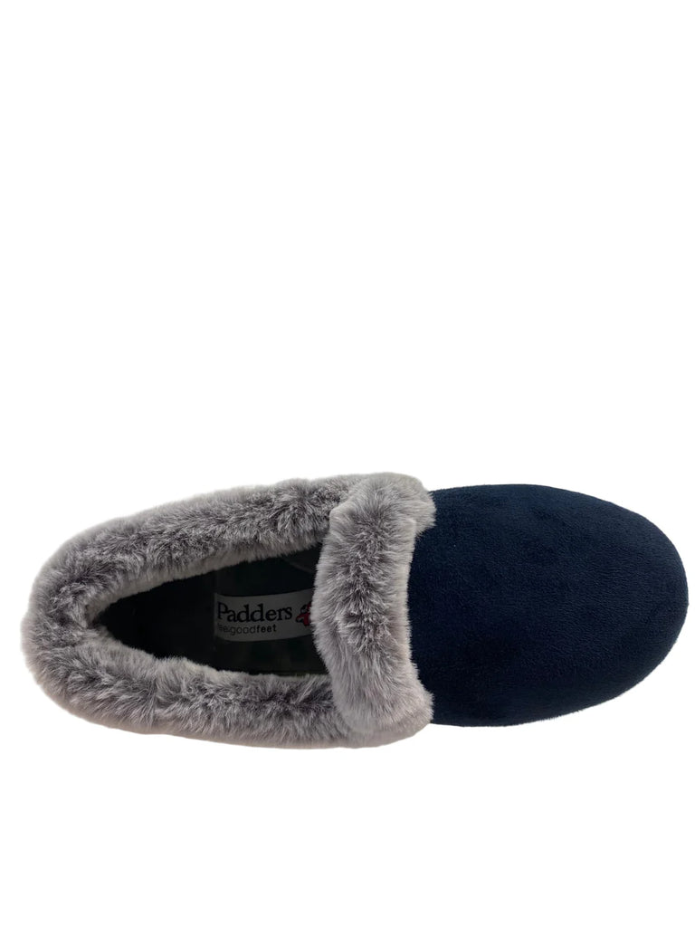 Padders Navy Slippers