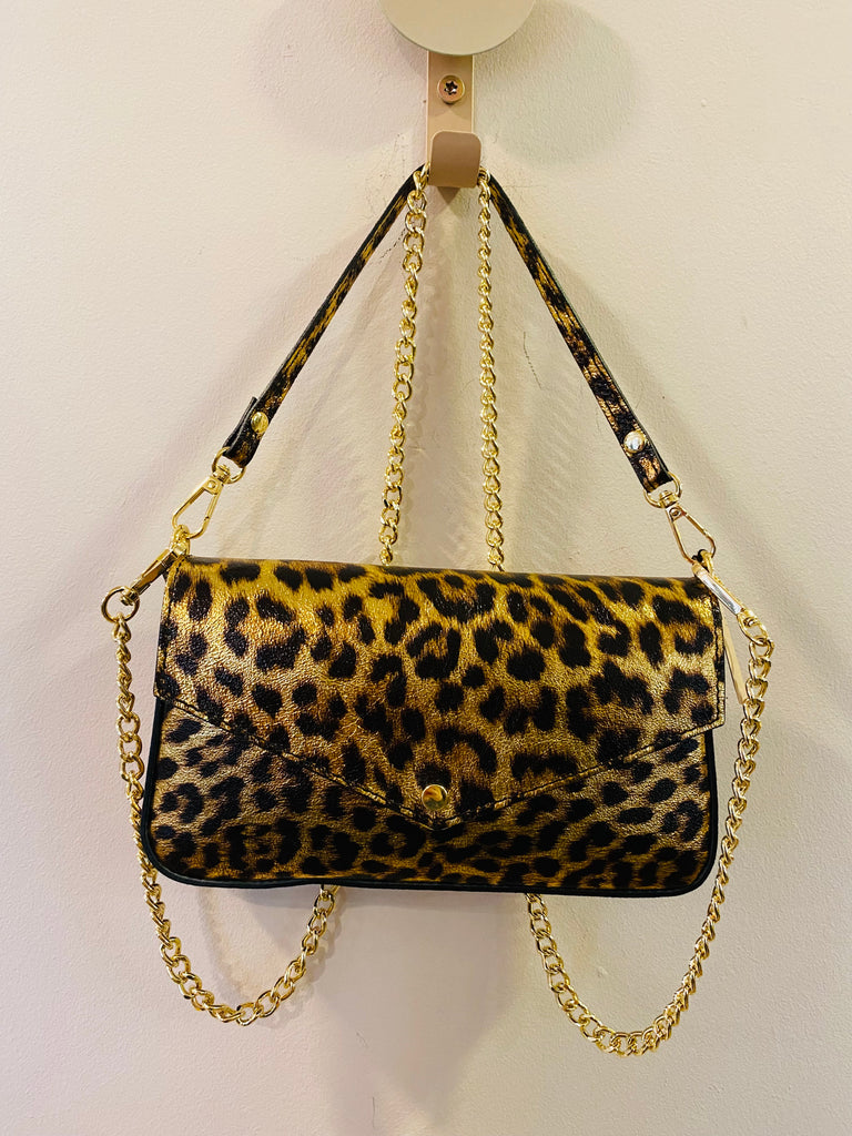 Leopard Leather Bag