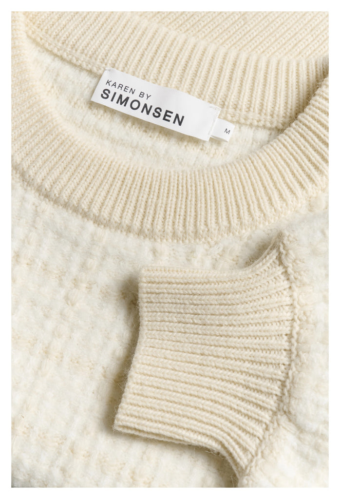 Karen by Simonsen Tot Ittie O Neck Pullover Egret