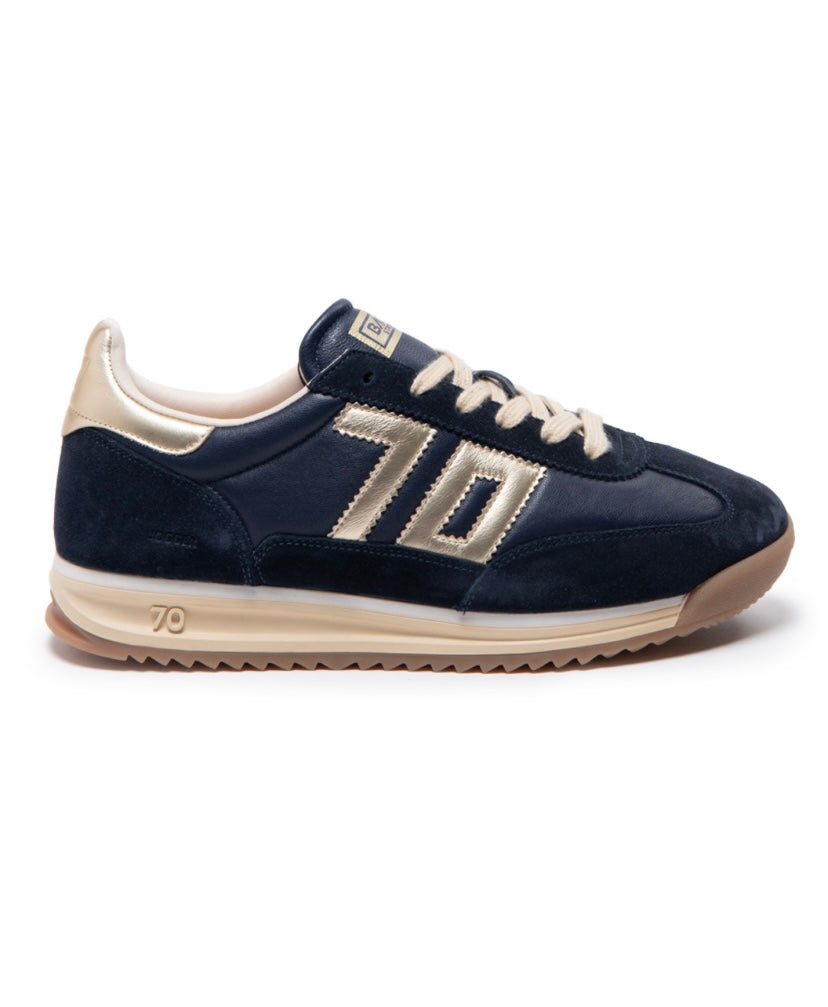 Back70 navy trainers
