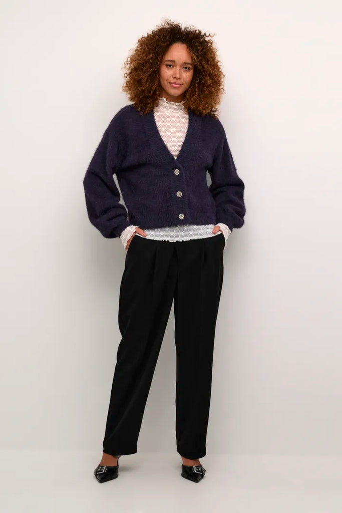 Kaffe Vilma Purple Cardigan