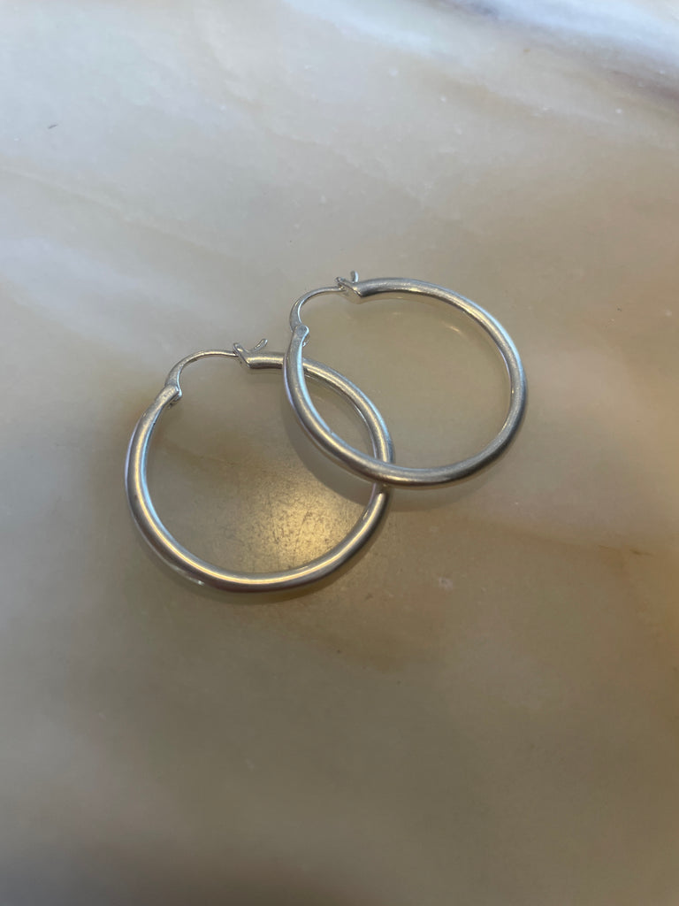 Olia Silver Ellie Large Earrings
