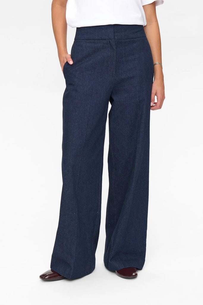 NÜMPH Bussy Denim Long  Pants
