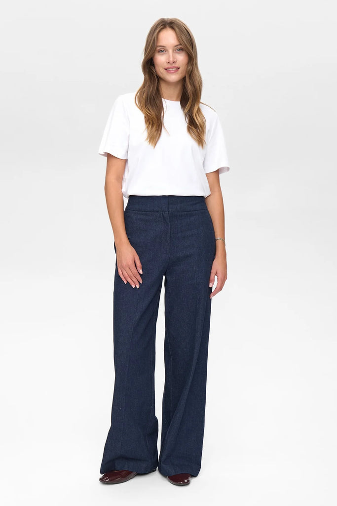 NÜMPH Bussy Denim Long  Pants