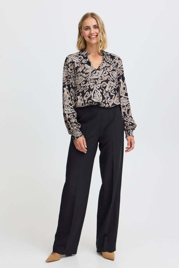 Fransa Abigail Black Pants