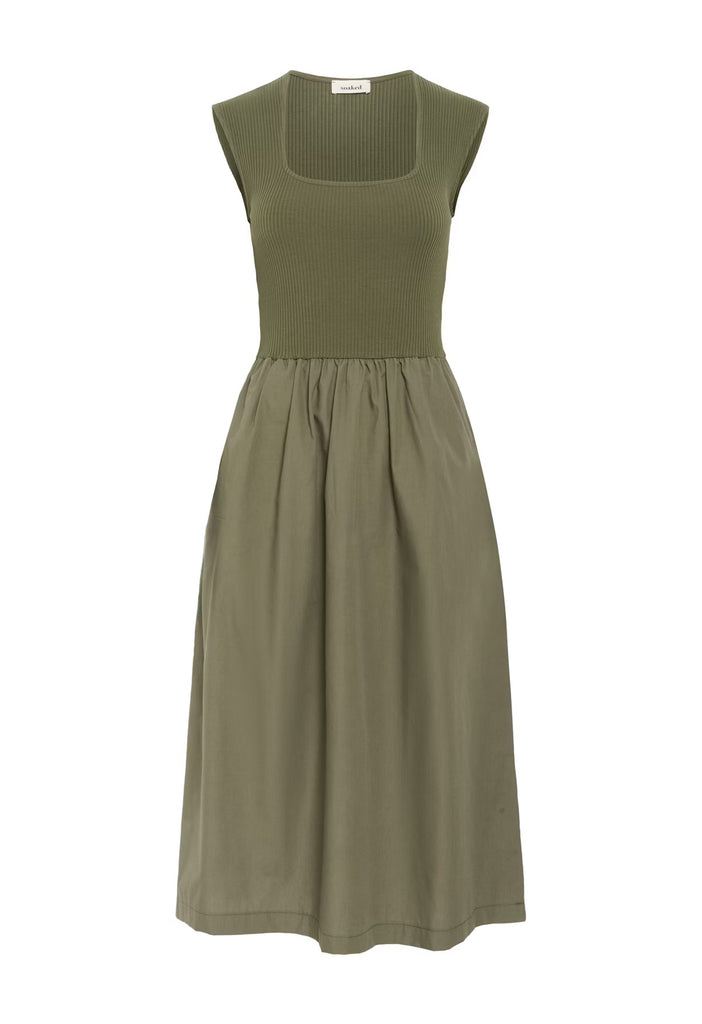 Soaked in Luxury Phoebe Dress Green